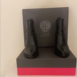 Vince Camuto Women’s Black Leather Boots